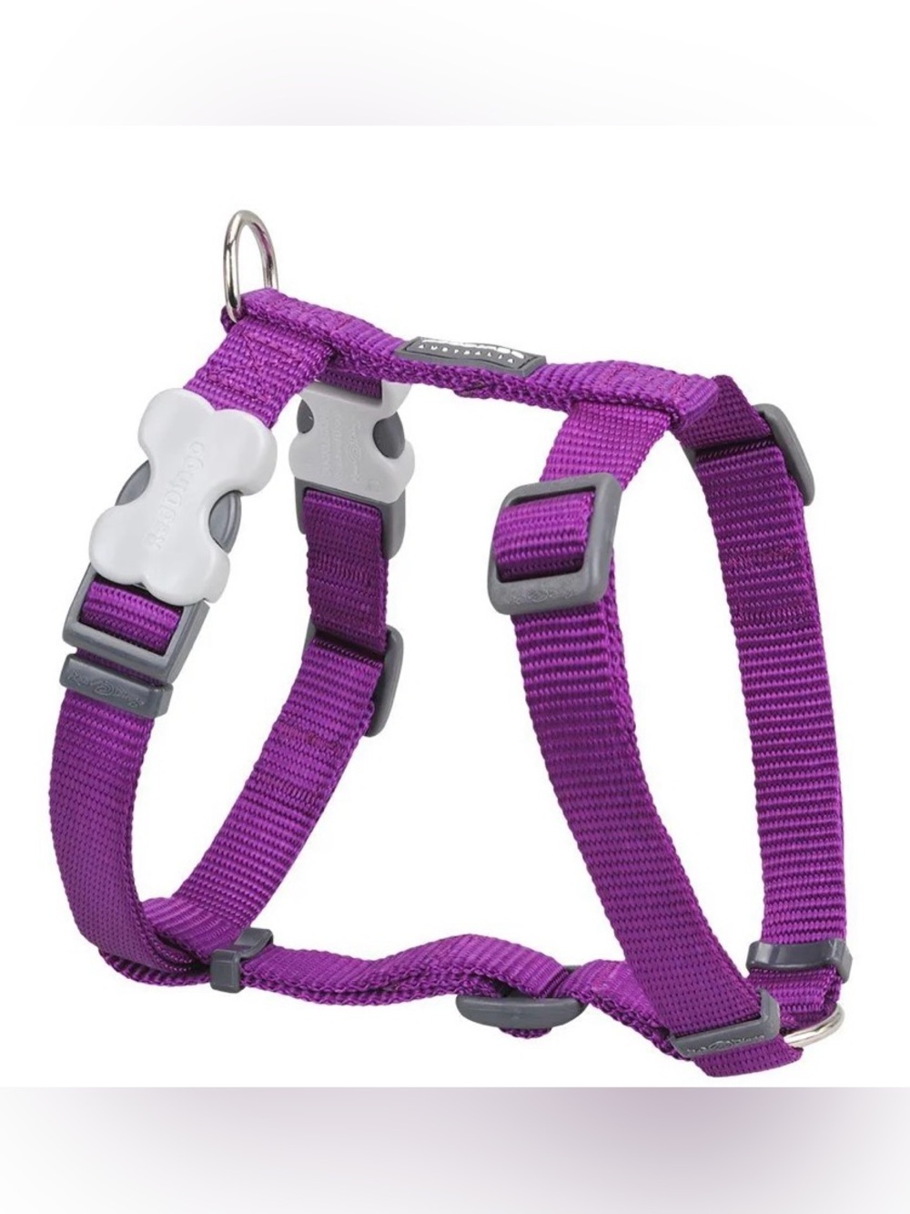 Red Dingo back clasp nylon dog harness large